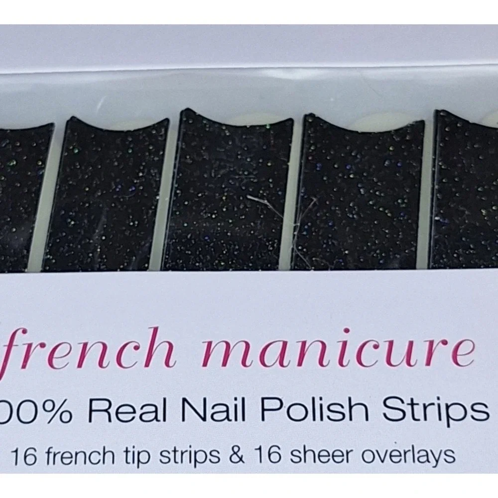 Color Street 100% Nail Polish Strips J'adore Glamour French Manicure Made in USA